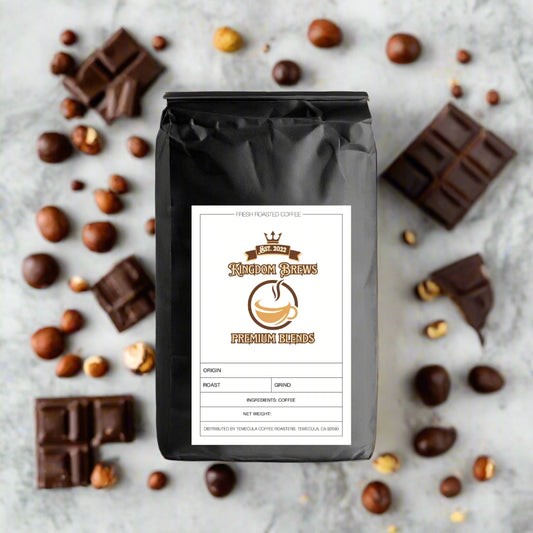 Chocolate Hazelnut Flavored Coffee Sold at KingdomBrews.com