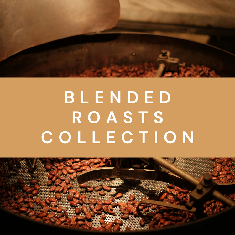 Blended roasted coffee collection at Kingdom Brews.